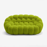 LUNÉO Bubble Vert foret — canapé design sculptural, coloris premium — Homayla