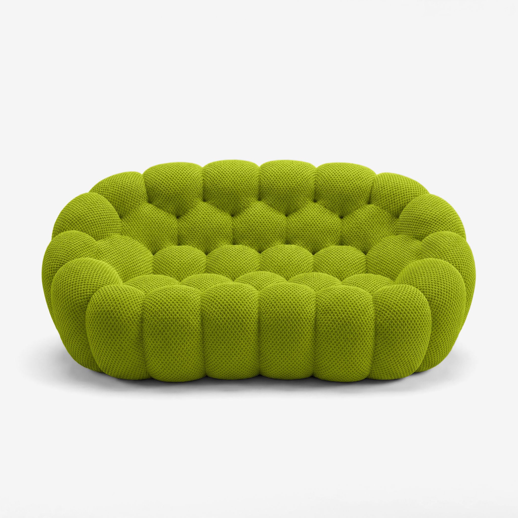 LUNÉO Bubble Vert foret — canapé design sculptural, coloris premium — Homayla