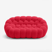 LUNÉO Bubble Rouge — canapé design sculptural, coloris premium — Homayla