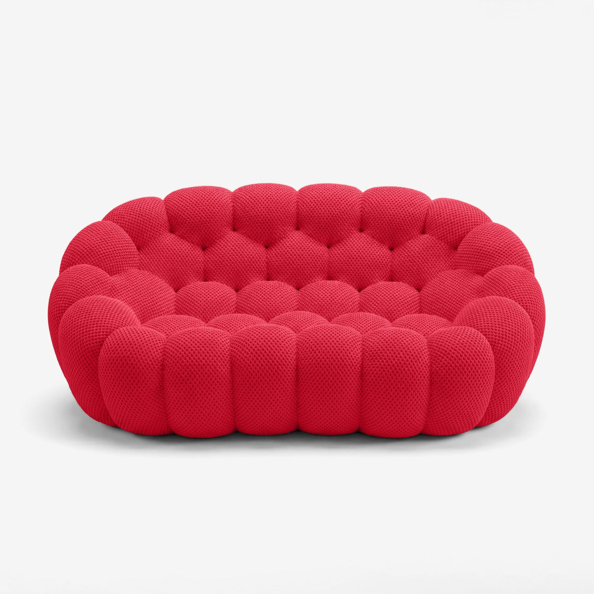 LUNÉO Bubble Rouge — canapé design sculptural, coloris premium — Homayla