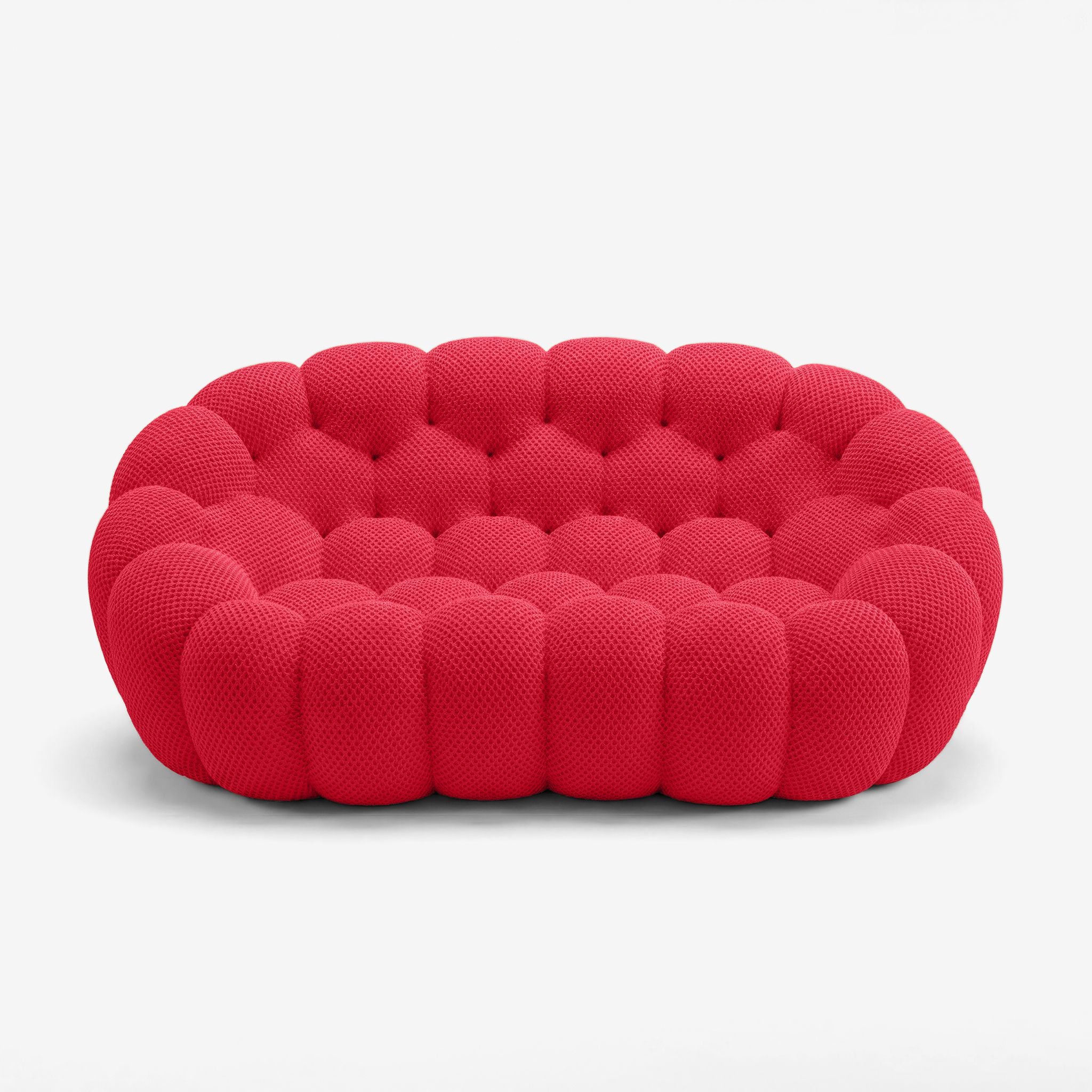 LUNÉO Bubble Rouge — canapé design sculptural, coloris premium — Homayla