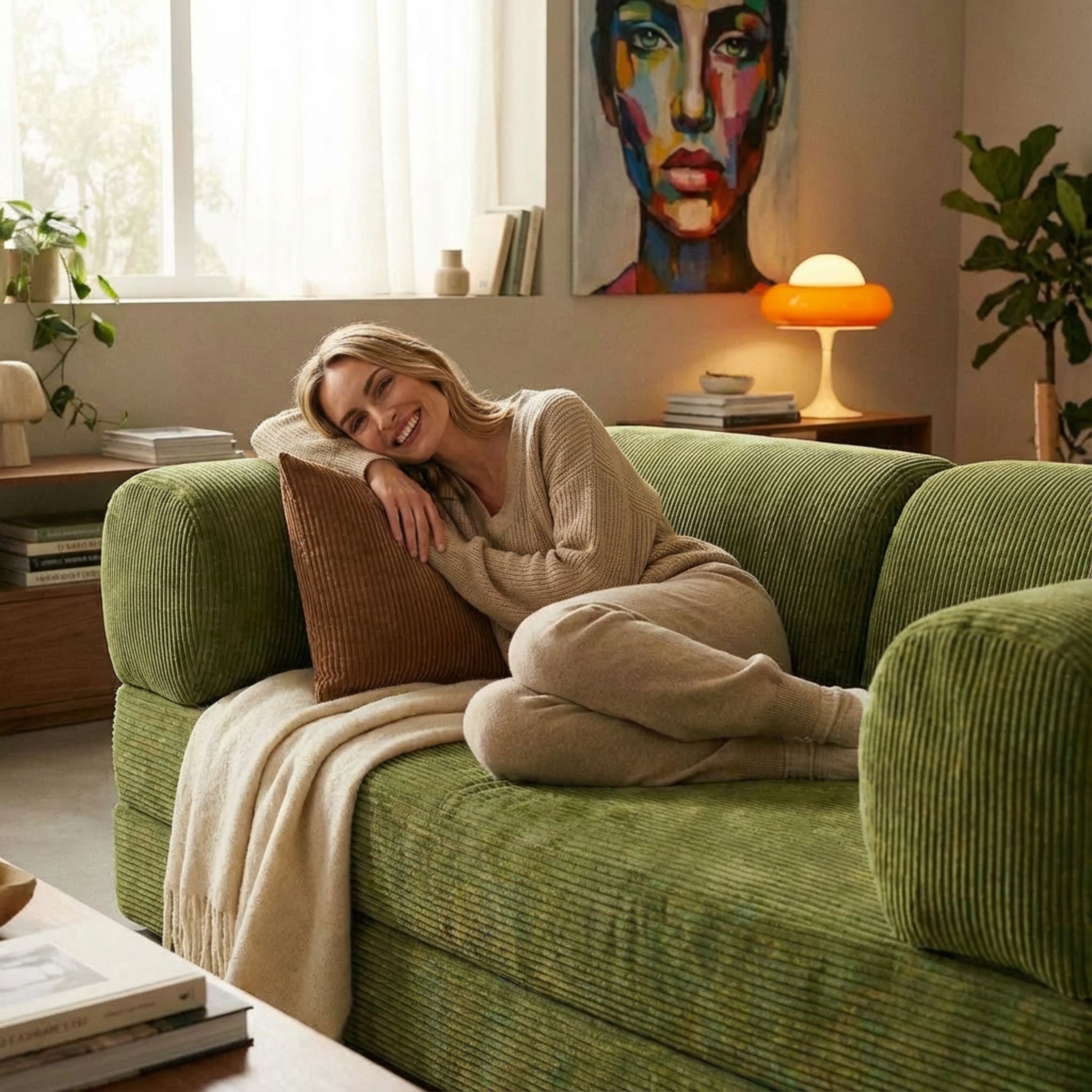 MOVIO Sofa Caquis — vue 9 — Homayla
