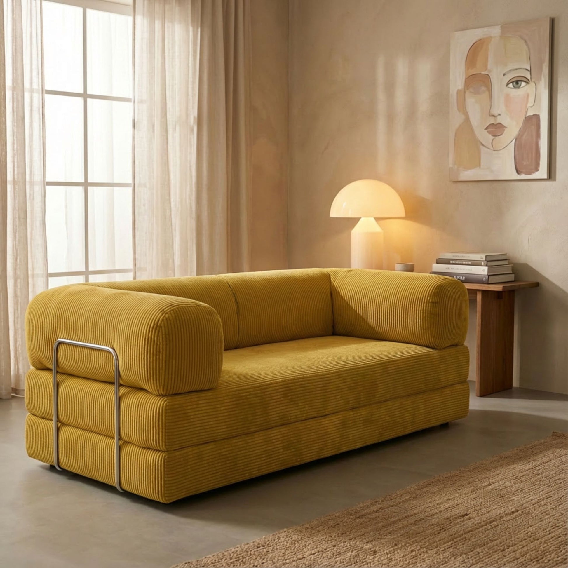MOVIO Sofa Beige — vue 2 — Homayla