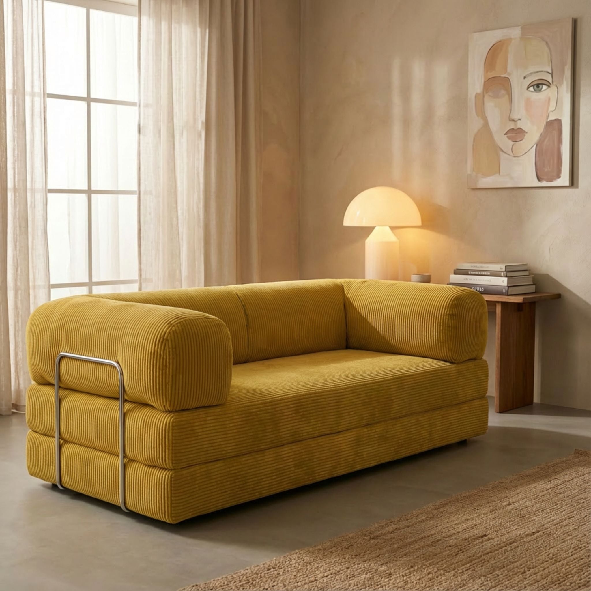 MOVIO Sofa Beige — vue 2 — Homayla
