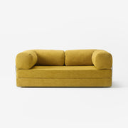 MOVIO Sofa Beige — canapé tissu côtelé 200 cm, design minimaliste — Homayla