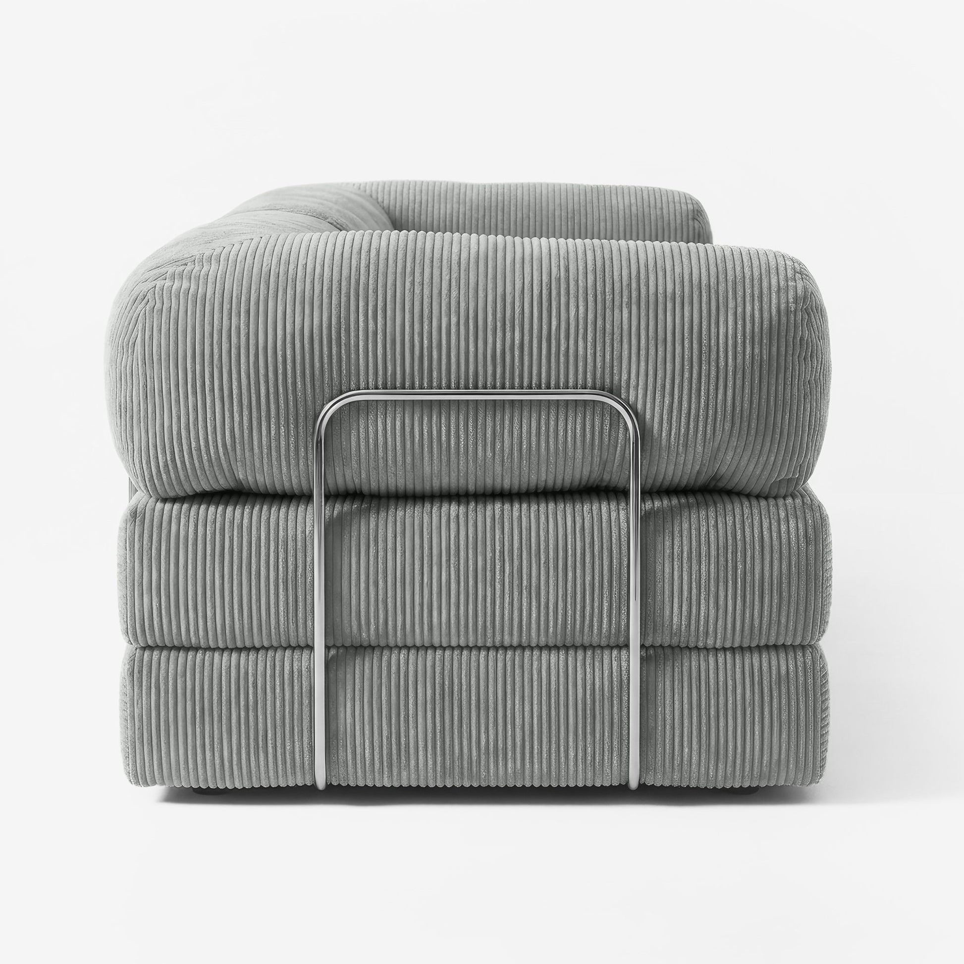 MOVIO Sofa Gris — vue 3 — Homayla