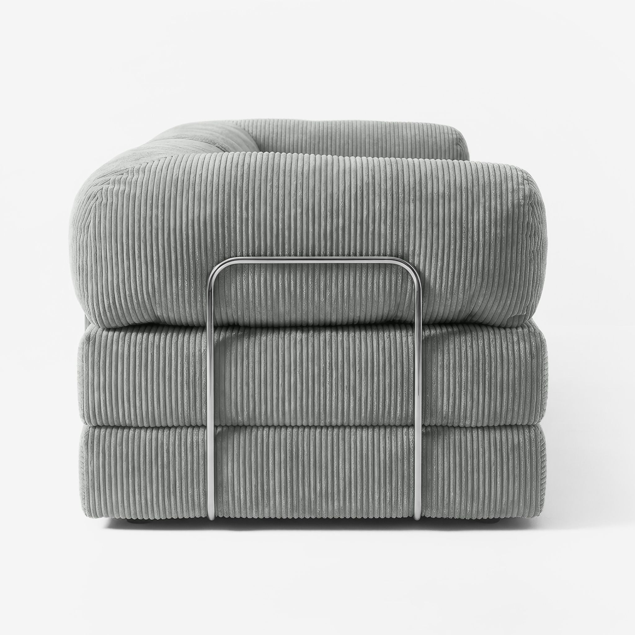 MOVIO Sofa Gris — vue 3 — Homayla