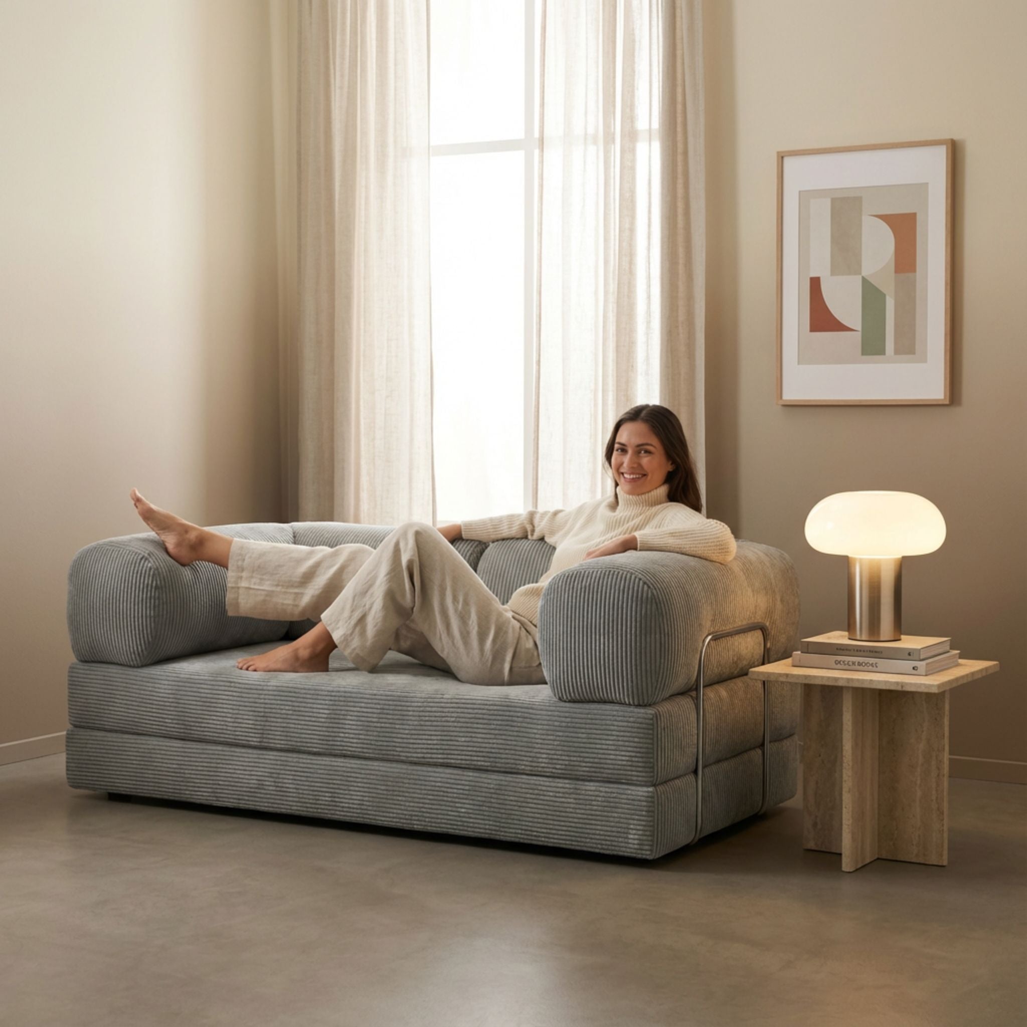 MOVIO Sofa Gris — vue 8 — Homayla