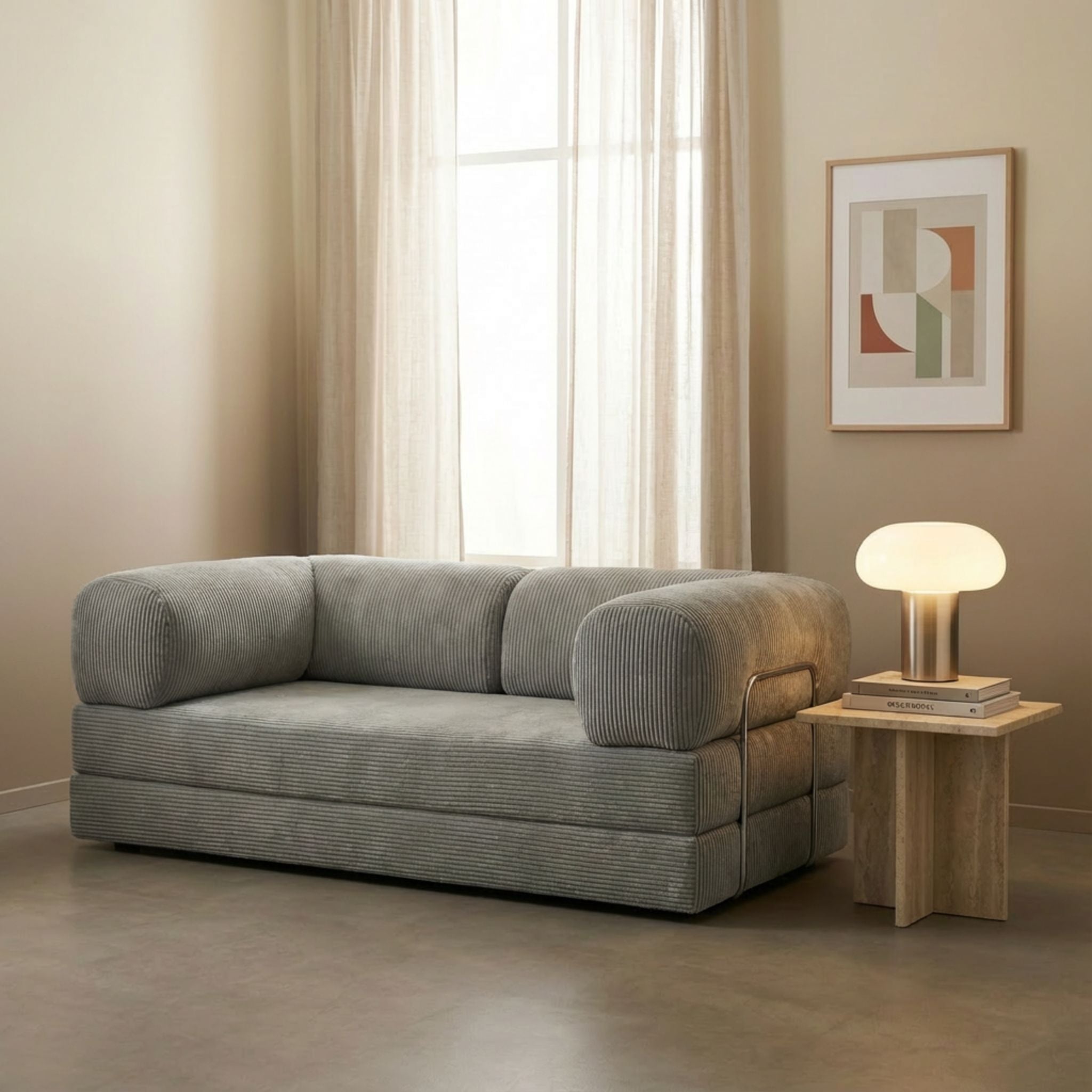 MOVIO Sofa Gris — vue 2 — Homayla