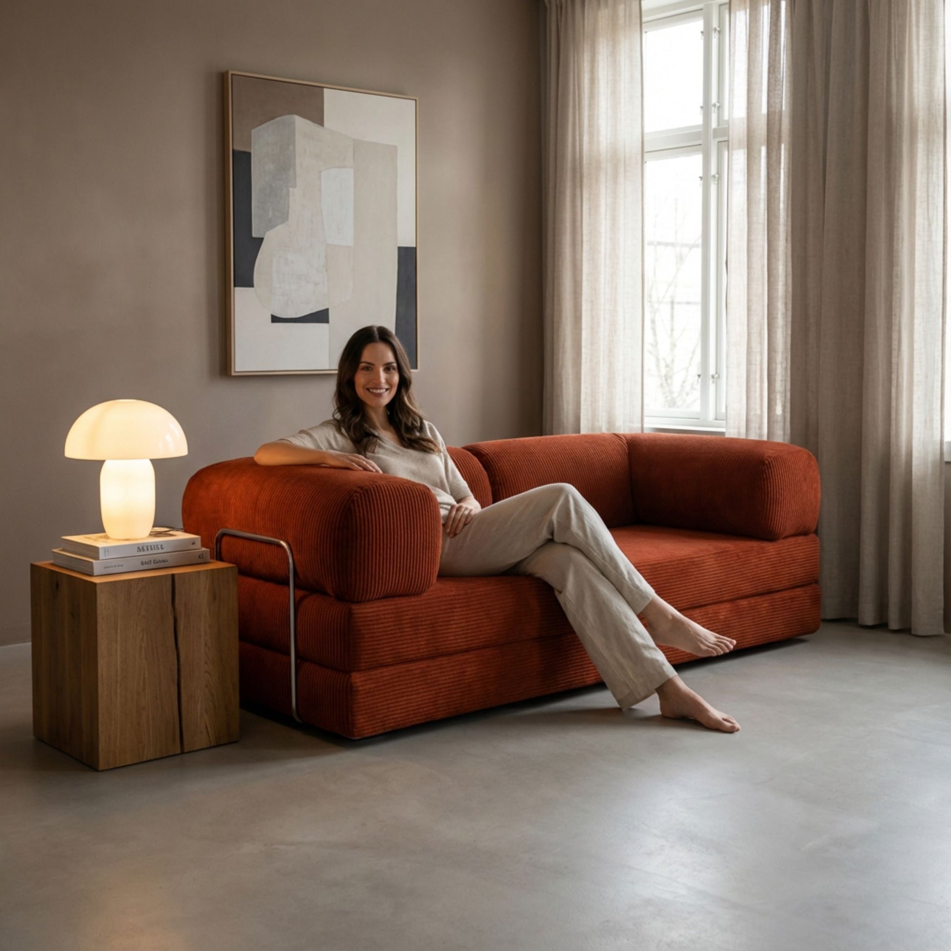 MOVIO Sofa Rouge — vue 8 — Homayla