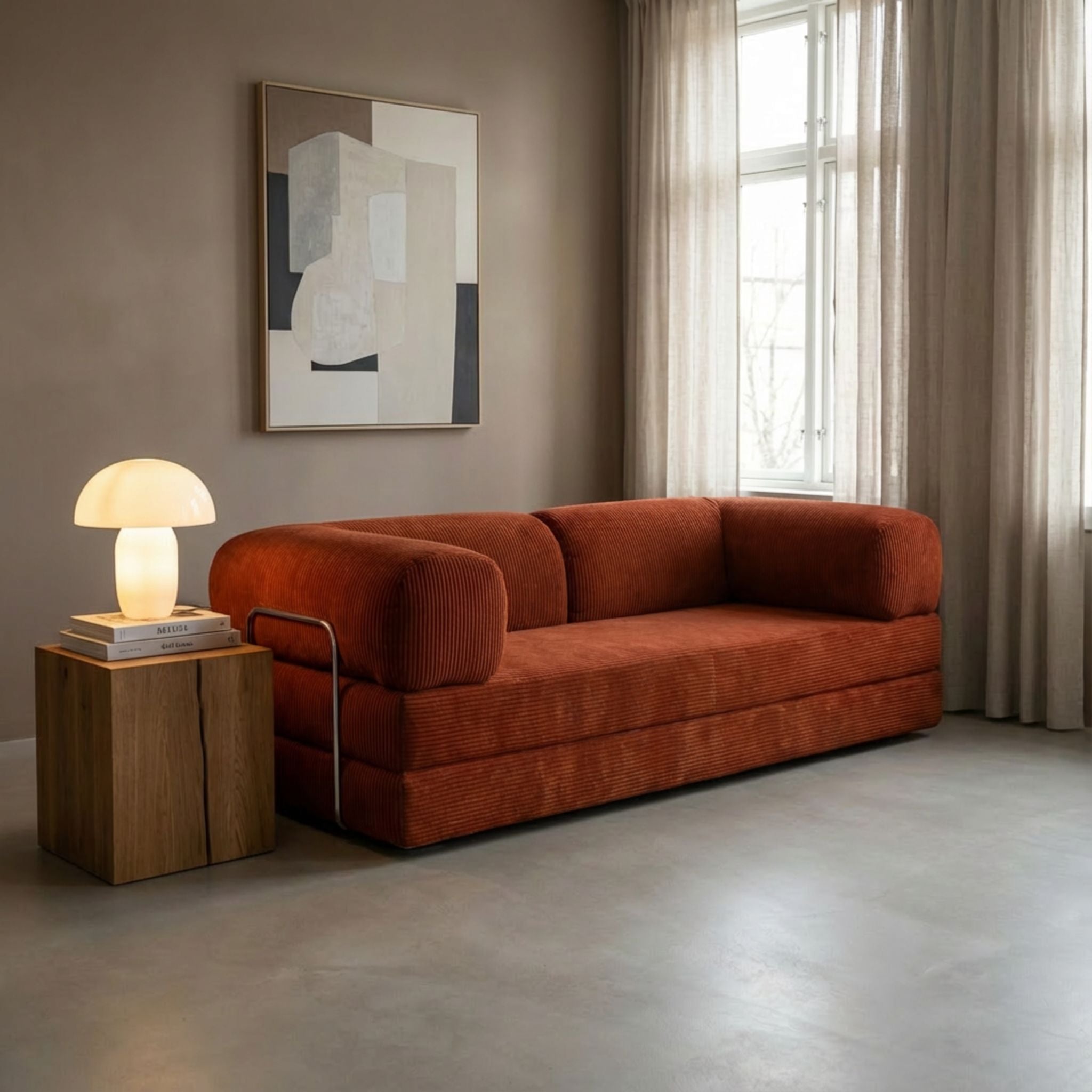 MOVIO Sofa Rouge — vue 2 — Homayla