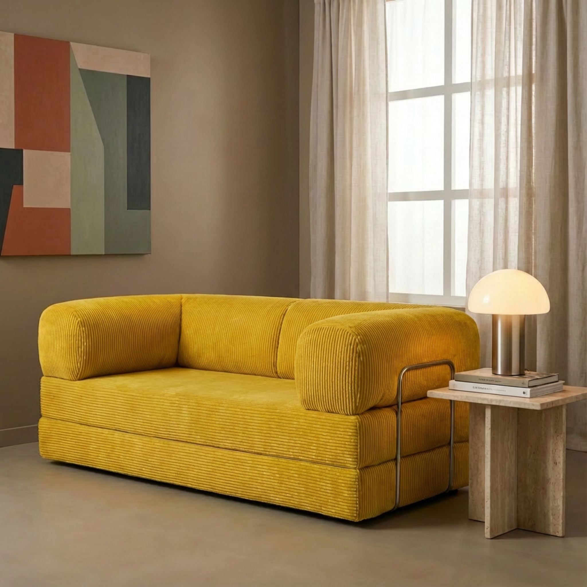 MOVIO Sofa Jaune — vue 8 — Homayla