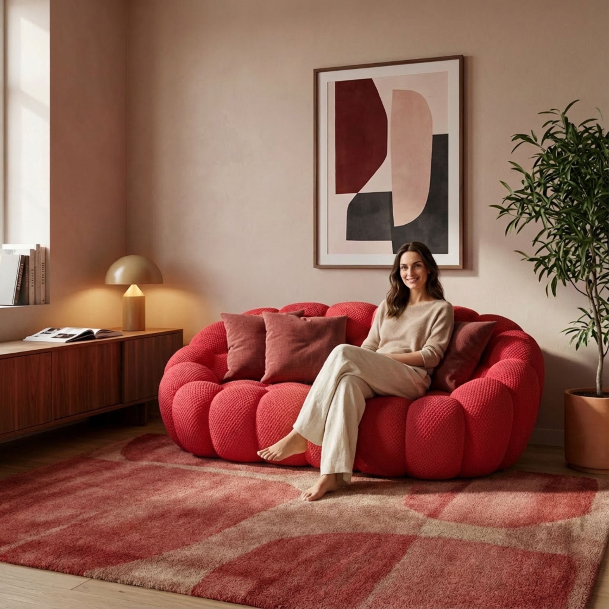 LUNÉO Bubble Rouge — vue 6 — Homayla