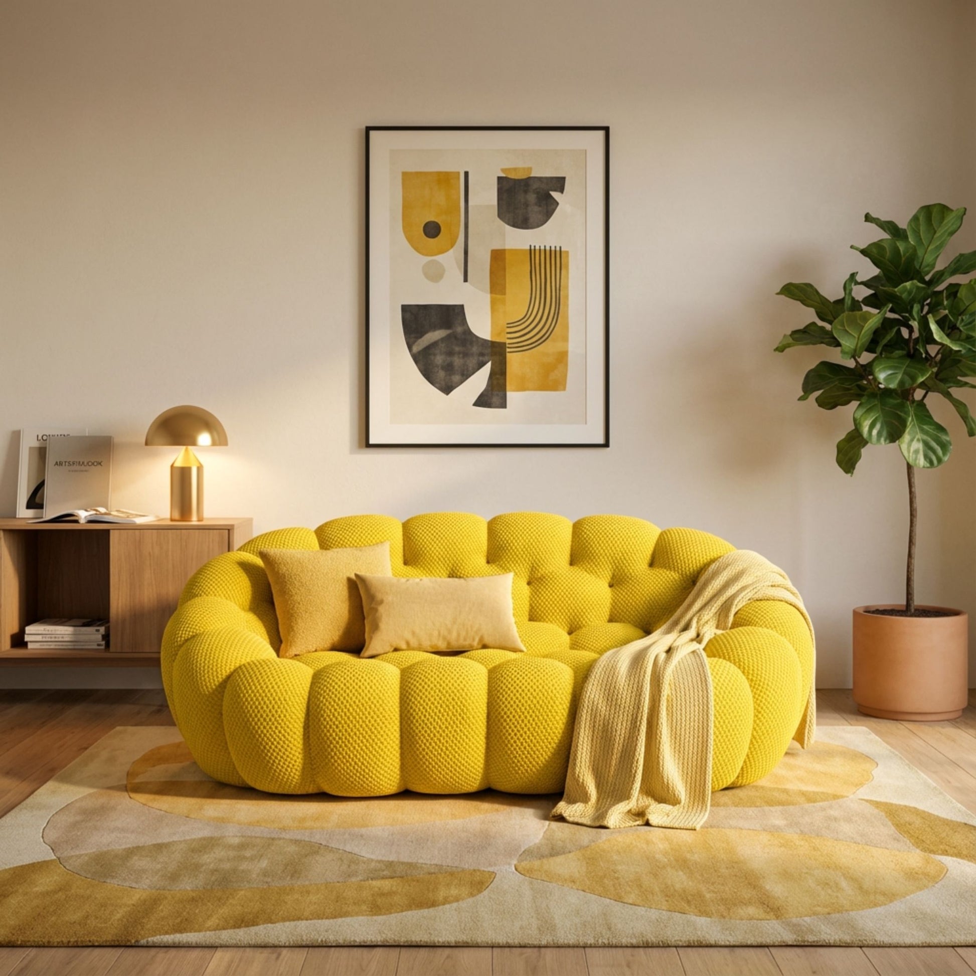 LUNÉO Bubble Jaune — vue 2 — Homayla