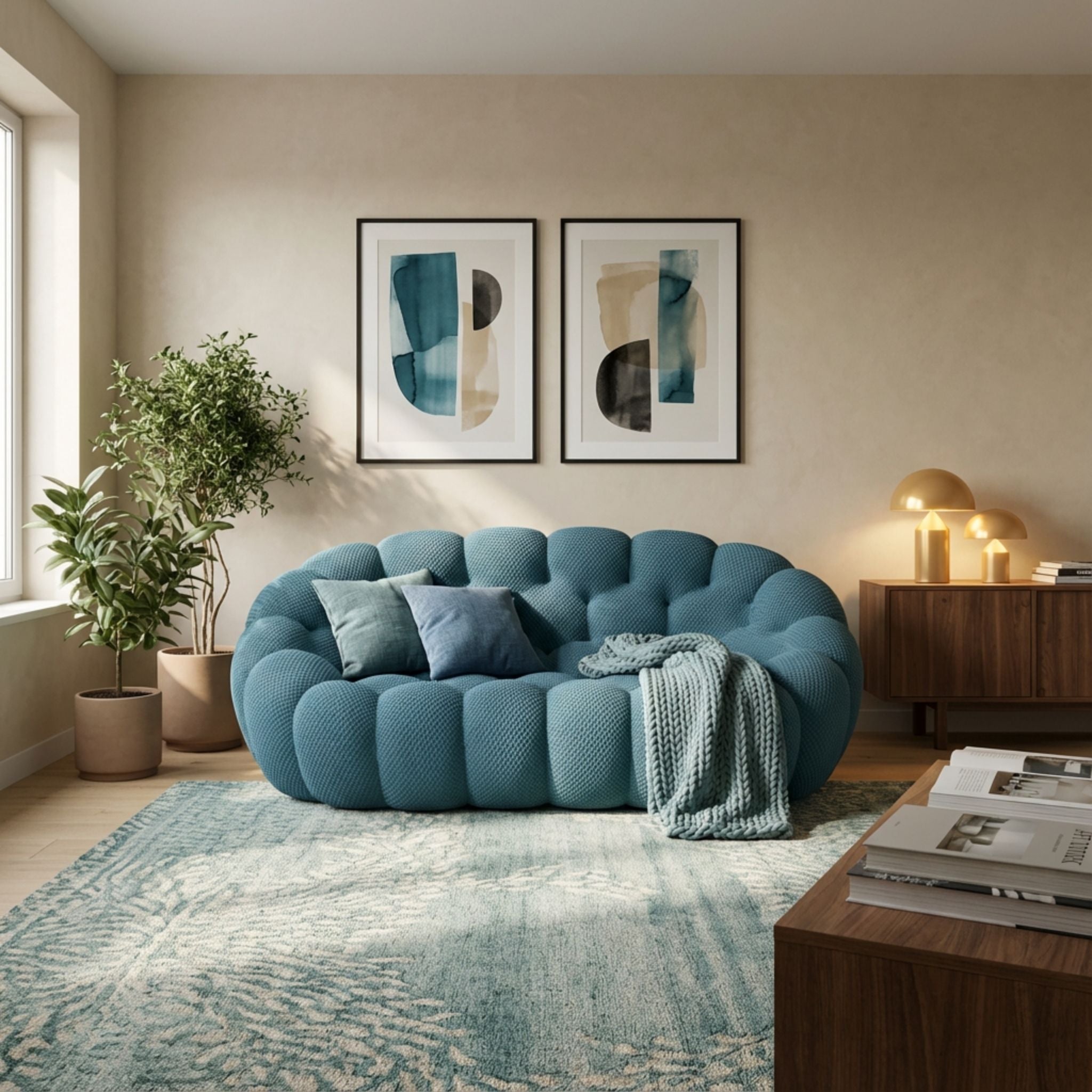 LUNÉO Bubble Turquoise — vue 2 — Homayla