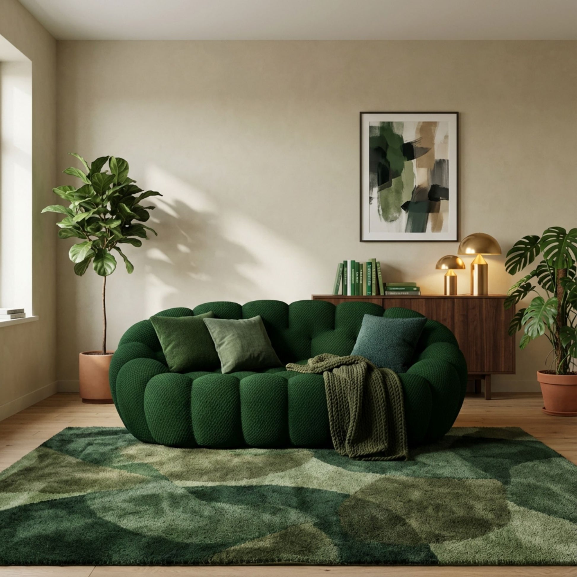 LUNÉO Bubble Vert foncé — vue 2 — Homayla