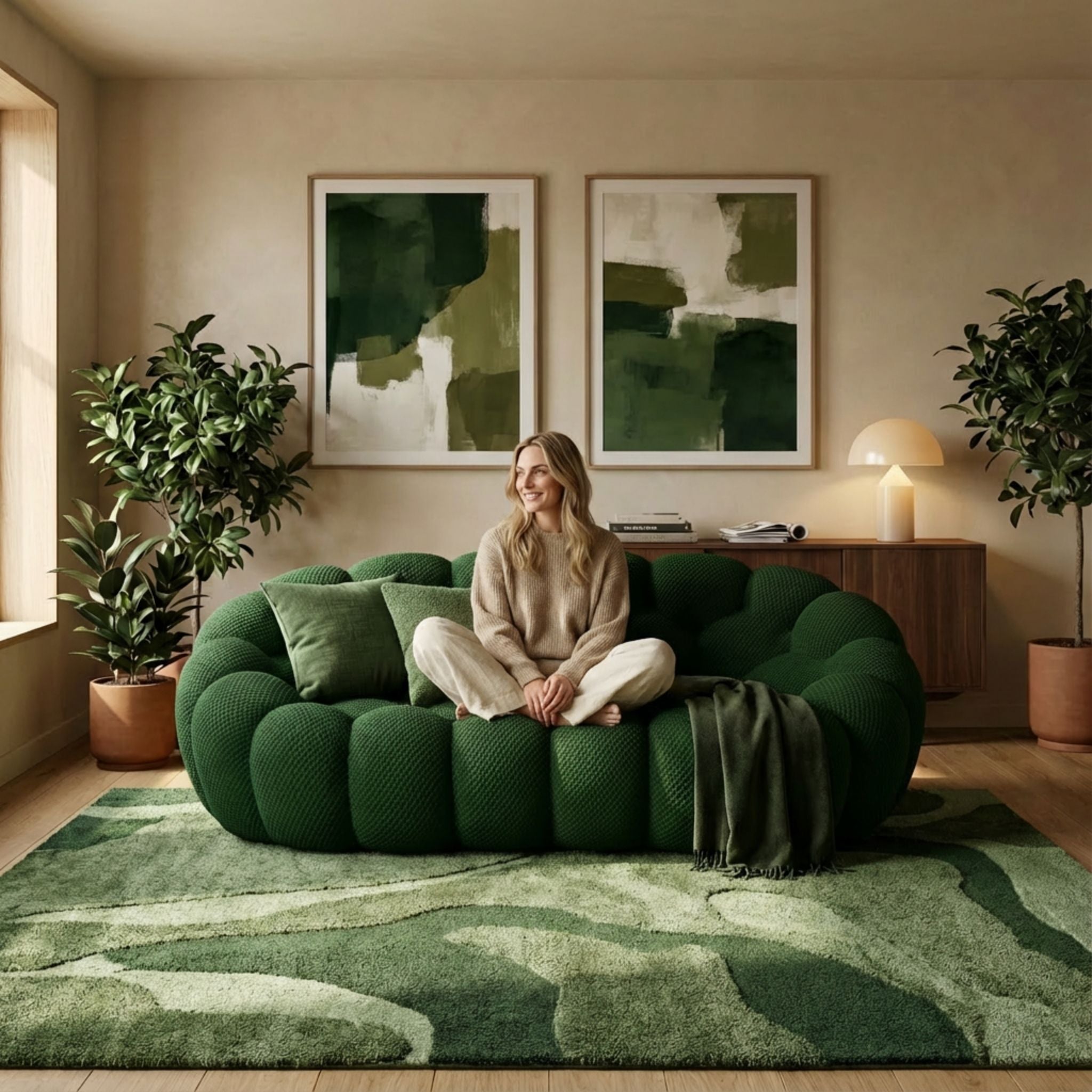 LUNÉO Bubble Vert foncé — vue 6 — Homayla
