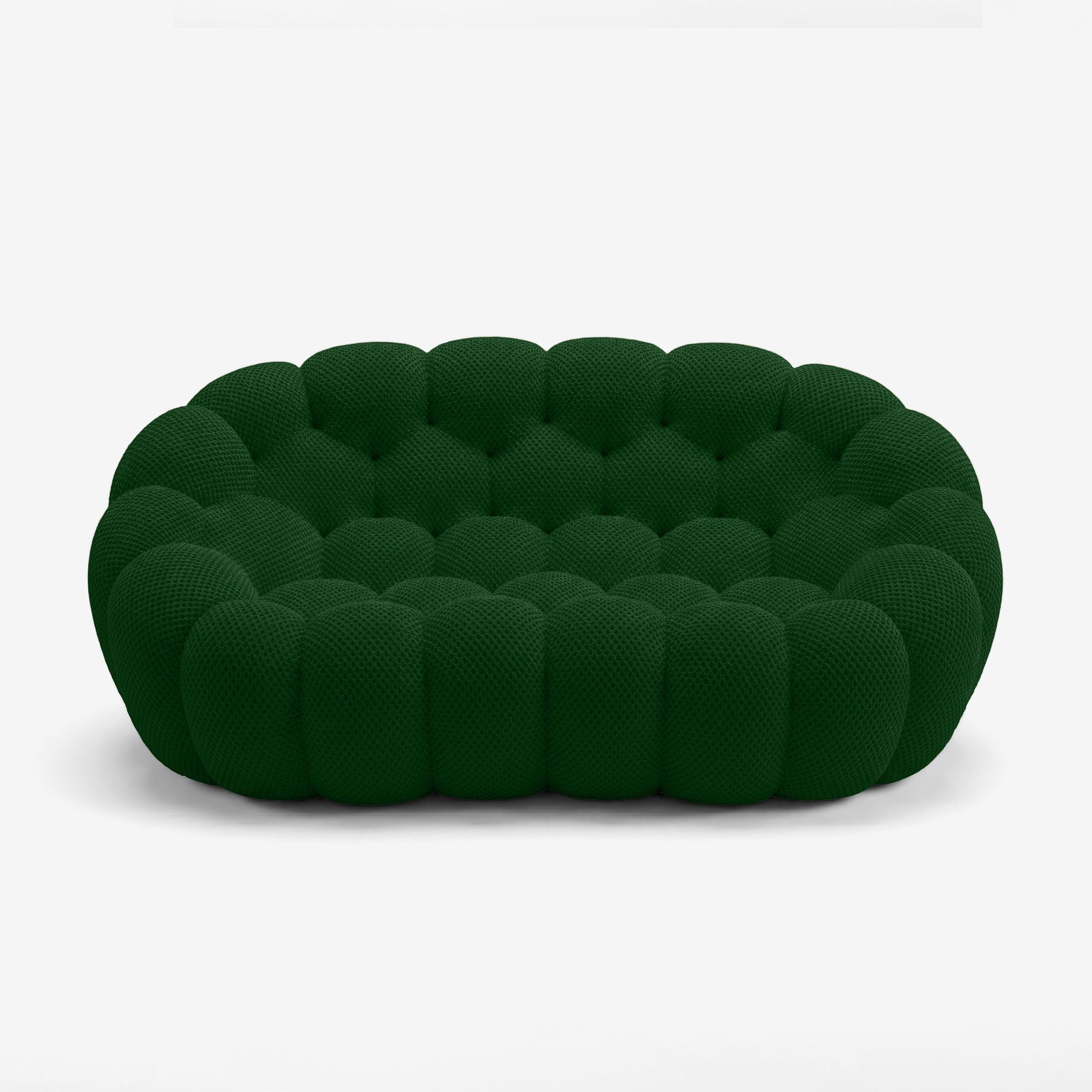LUNÉO Bubble Vert foncé — canapé design sculptural, coloris premium — Homayla