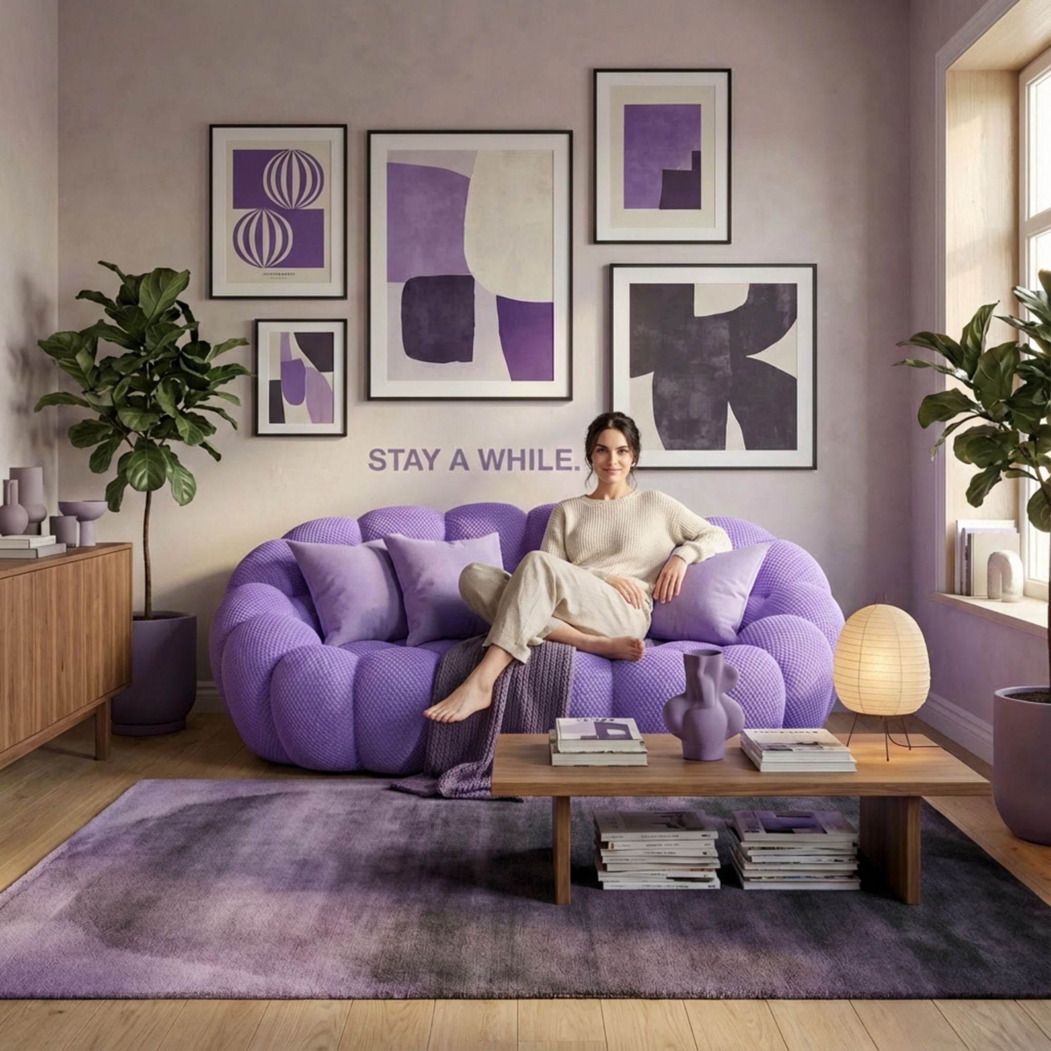 LUNÉO Bubble Violet — vue 6 — Homayla