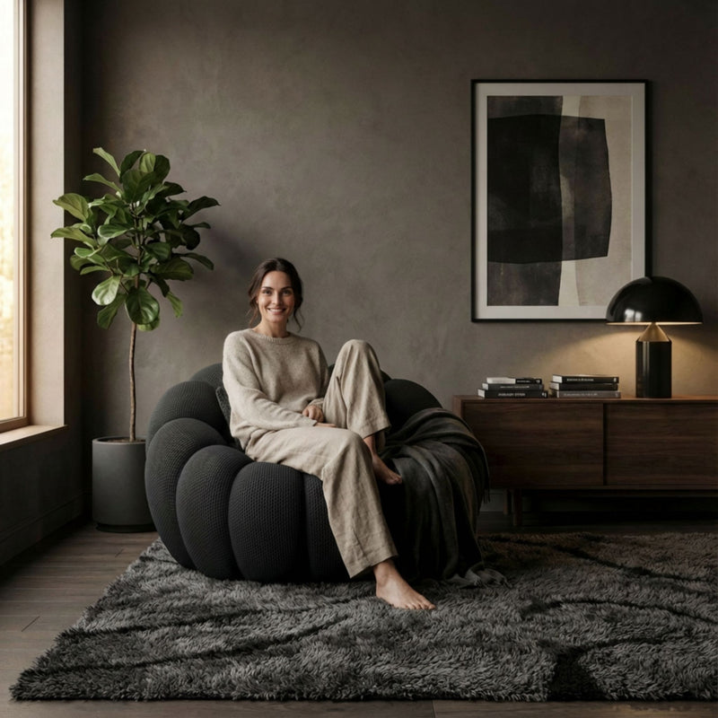 LUNÉO Bubble Siège Noir — vue 5 — Homayla