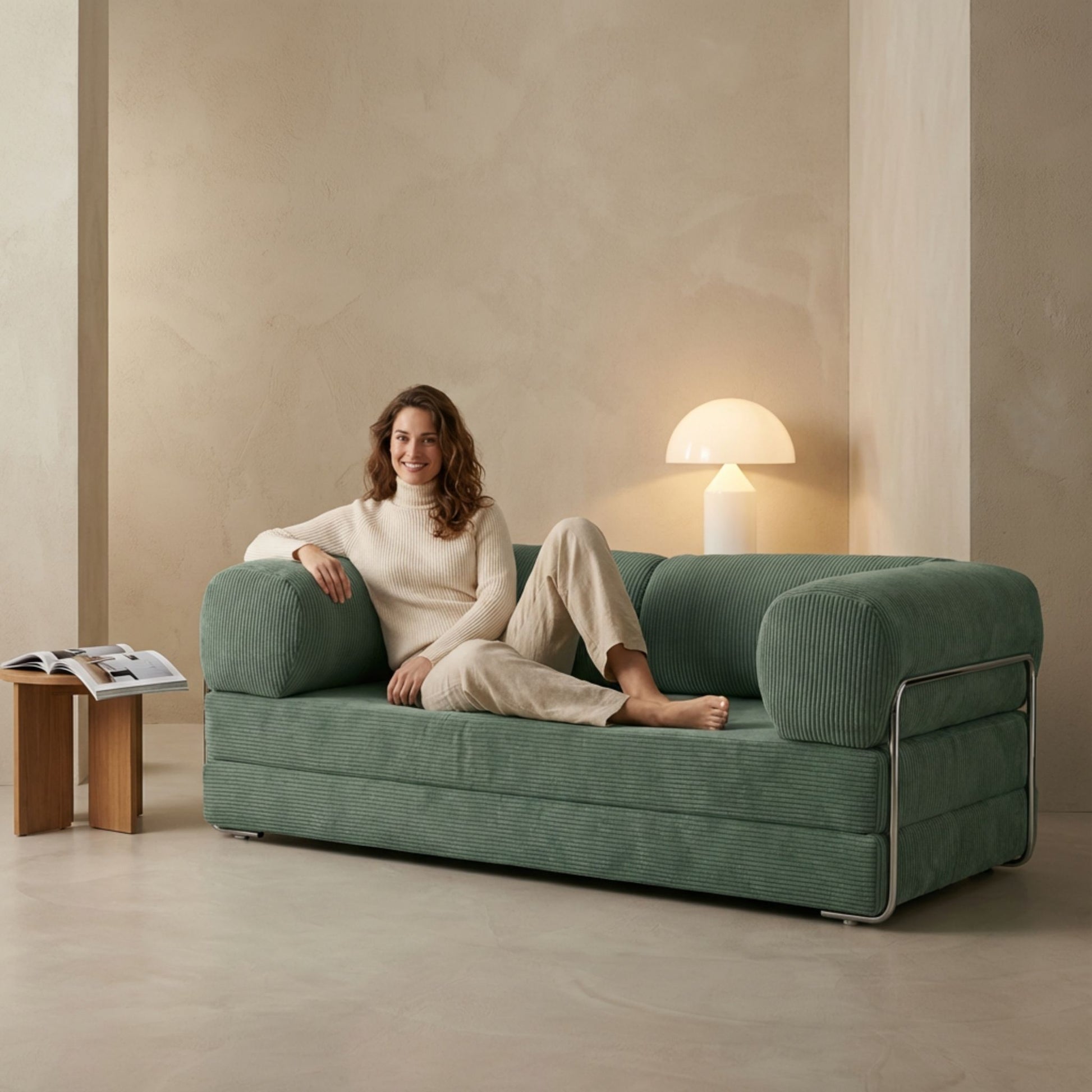 MOVIO Sofa Taupe — vue 8 — Homayla