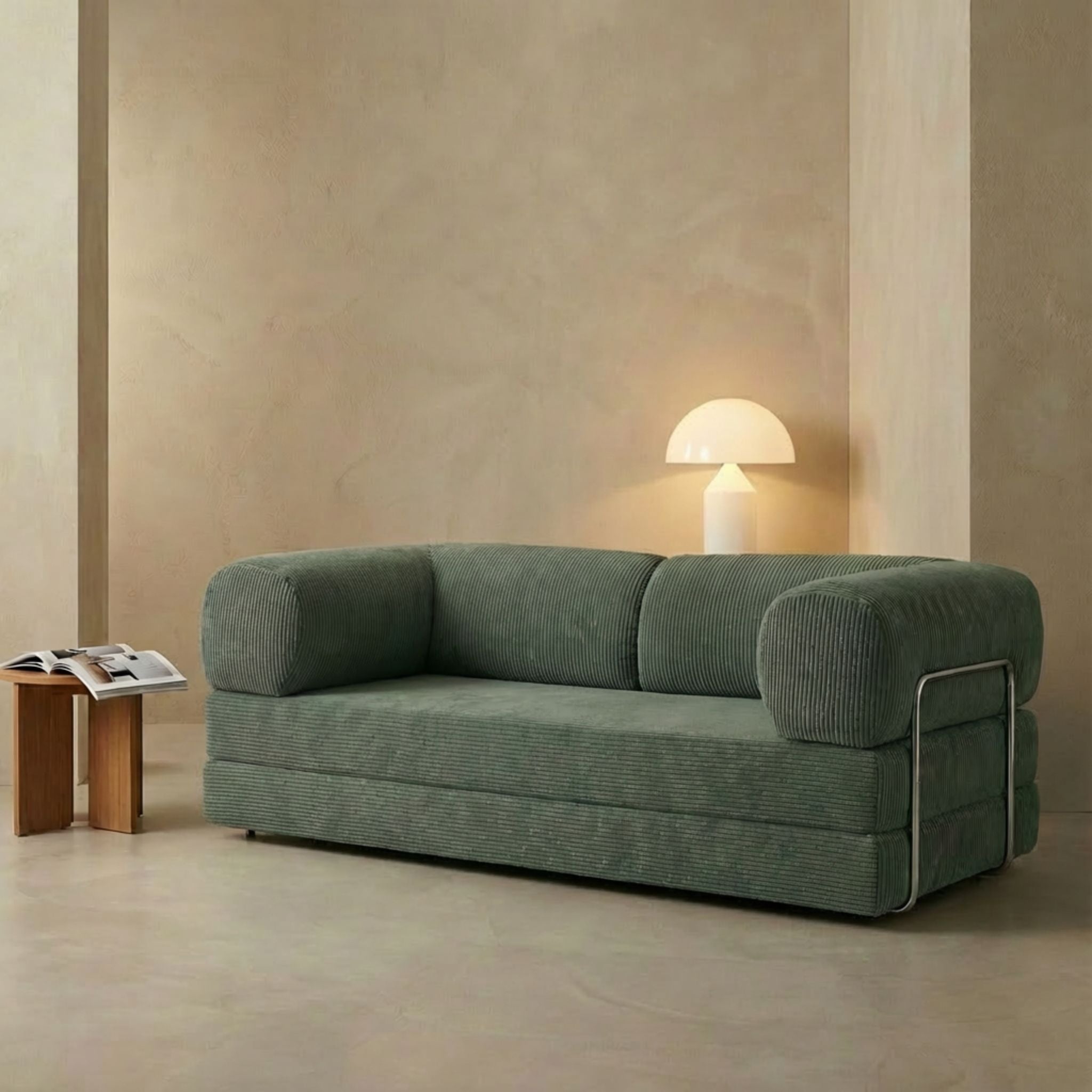 MOVIO Sofa Taupe — vue 2 — Homayla